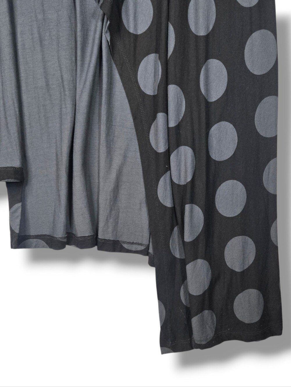 Alembika Dot Hi Lo Black Grey Tunic Top Size 3 10 / 12 - Picture 7 of 16